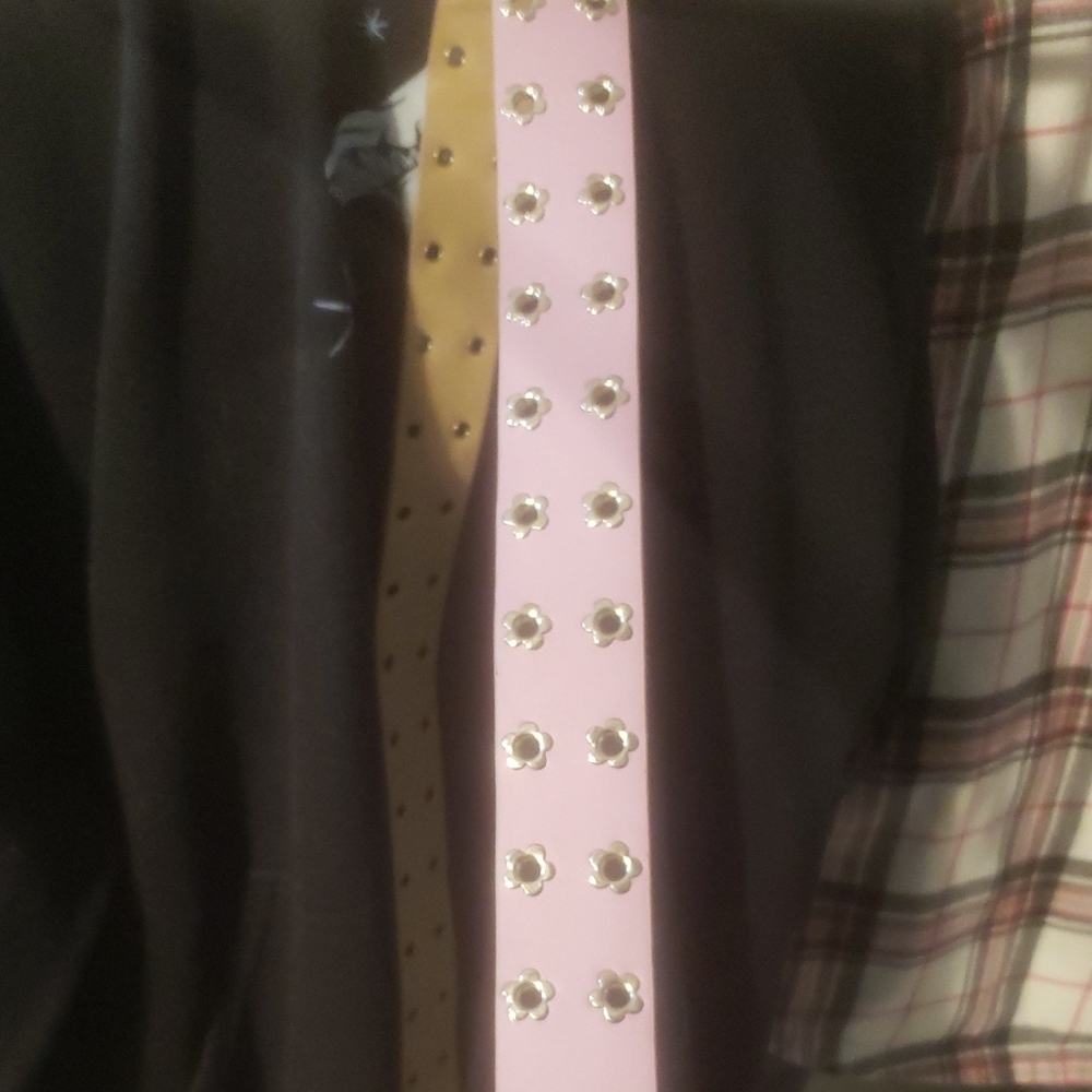 Pink Studded Belt